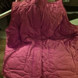 Croft & Barrow Red Quilted Vest